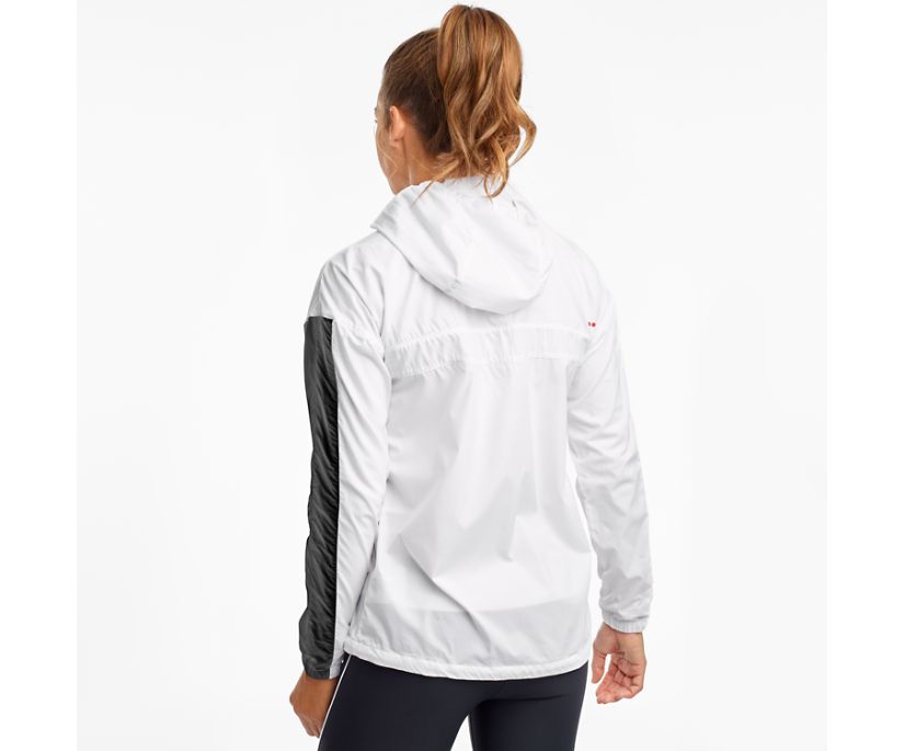 Saucony Packaway Women's Jackets White | Canada 273DFMN